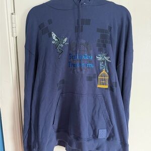 Navy Graphic Men's Sweater
